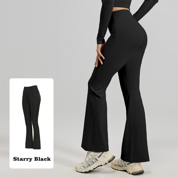 High-Waisted, Hip-Lifting, Slightly Flared Yoga Pants