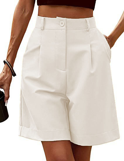 High-waisted Loose-fitting Casual Shorts