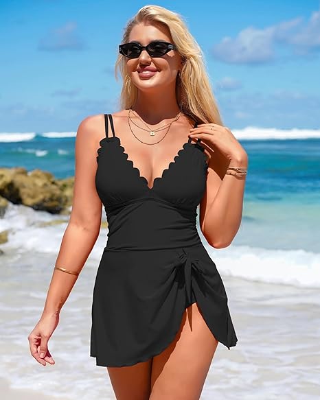 Cross halter beach one-piece swimsuit