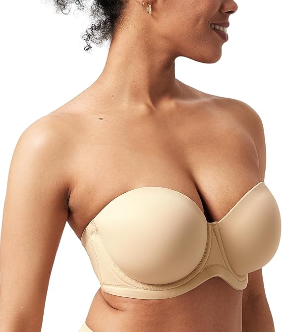 Classic, comfortable, lightweight strapless bra