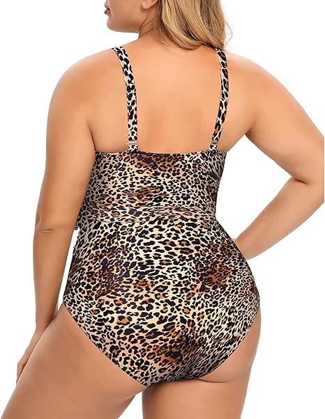 Deep v tie high waist bikini swimsuit