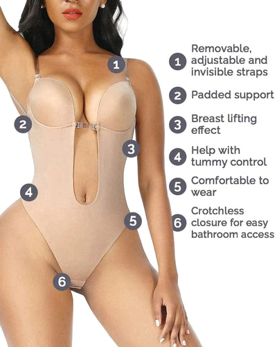 BACKLESS INVISIBLE BODYSUIT..
