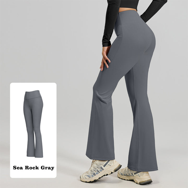 High-Waisted, Hip-Lifting, Slightly Flared Yoga Pants