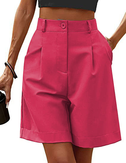 High-waisted Loose-fitting Casual Shorts
