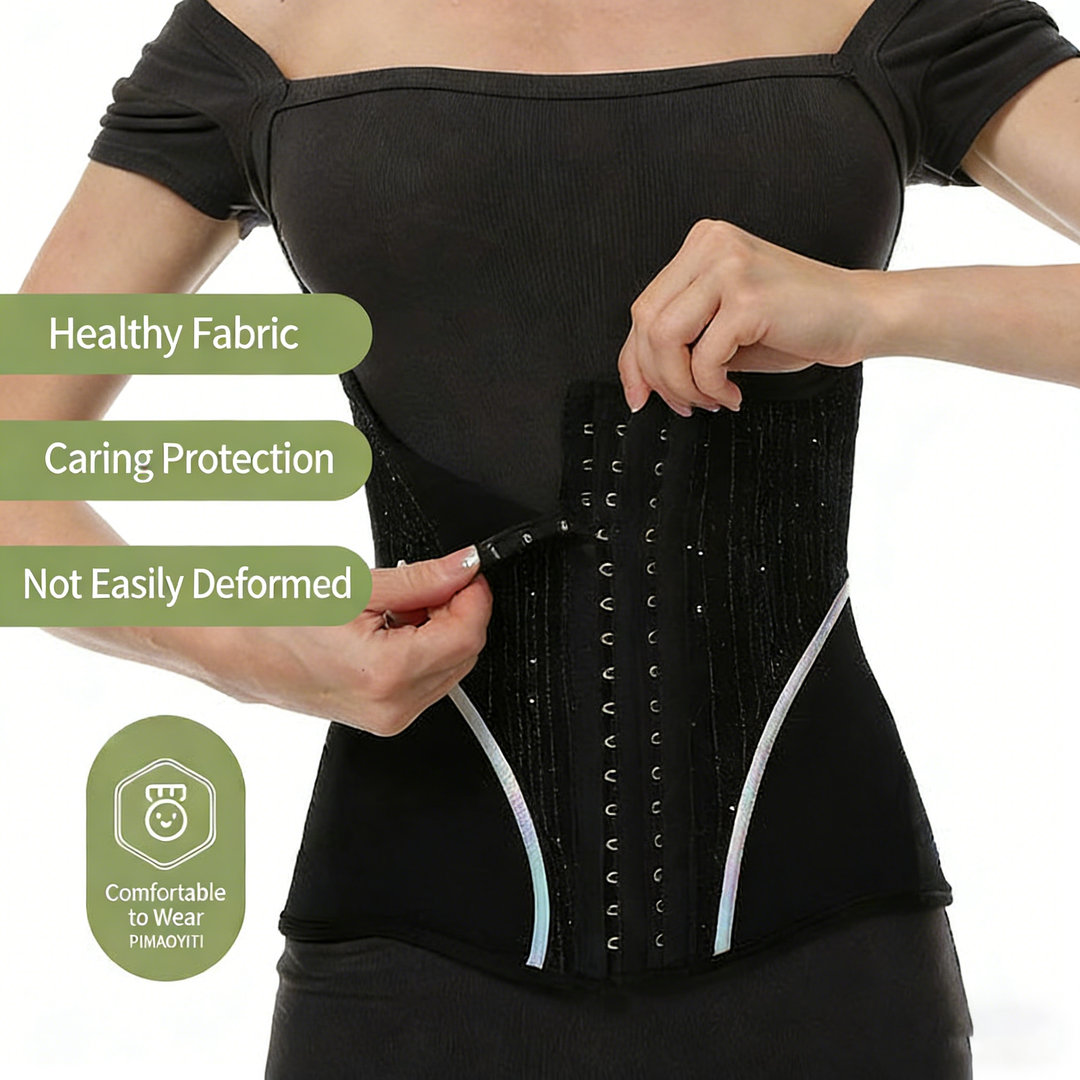Abdominal support breathable mesh waist trainer