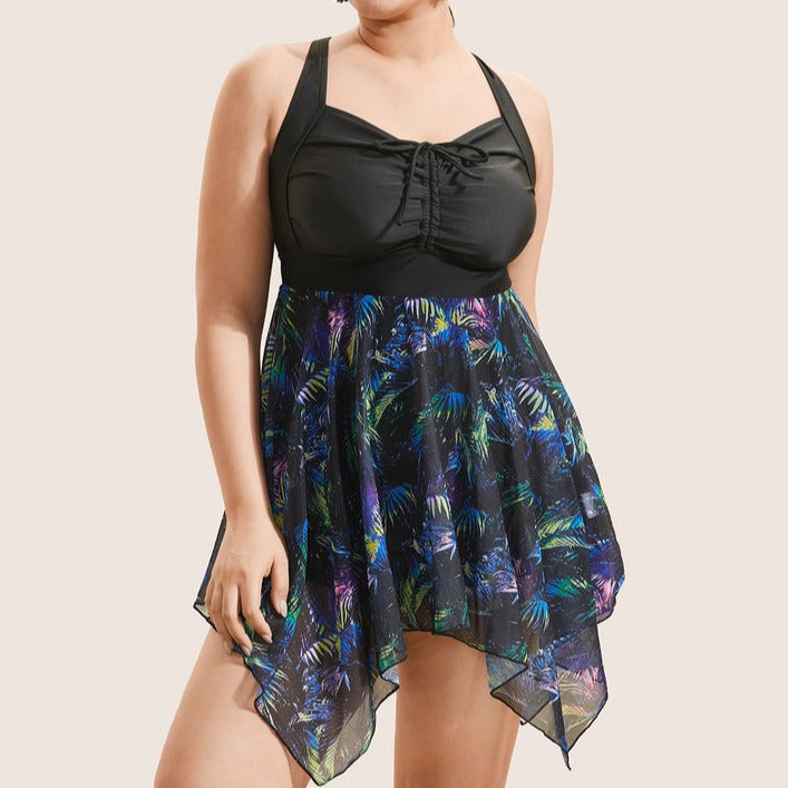Printed One-piece Swimsuit