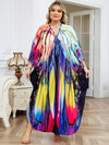 Printed beach smock dress