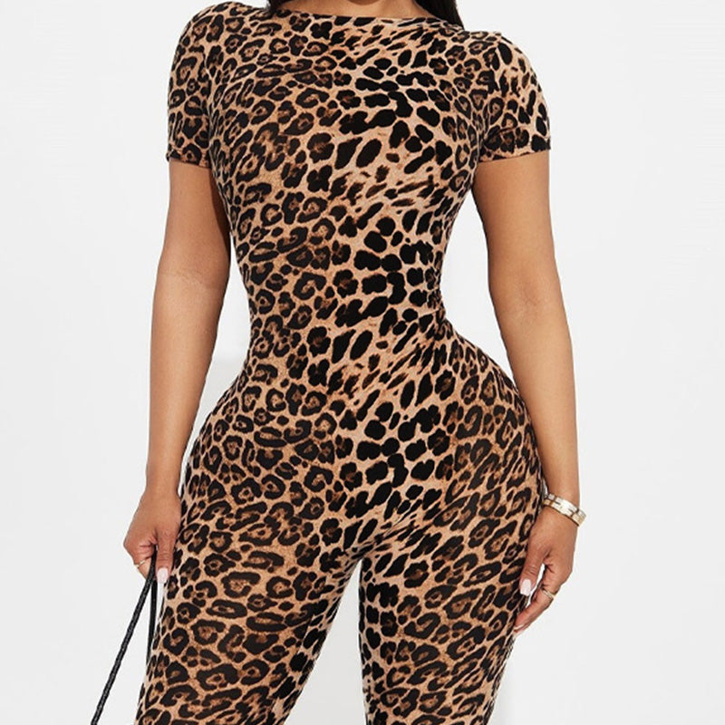 New leopard print jumpsuit