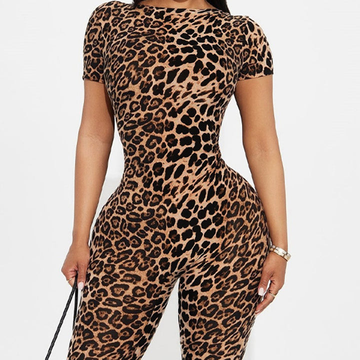 New leopard print jumpsuit