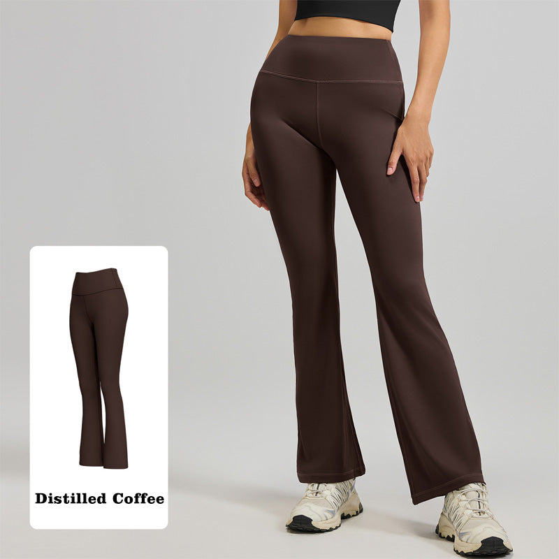High-Waisted, Hip-Lifting, Slightly Flared Yoga Pants