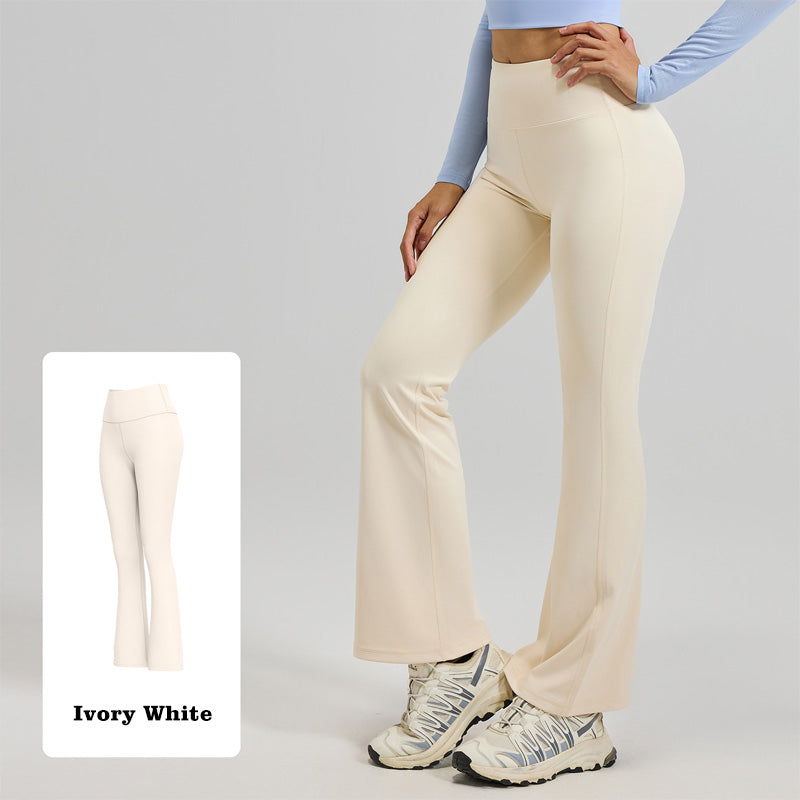 High-Waisted, Hip-Lifting, Slightly Flared Yoga Pants
