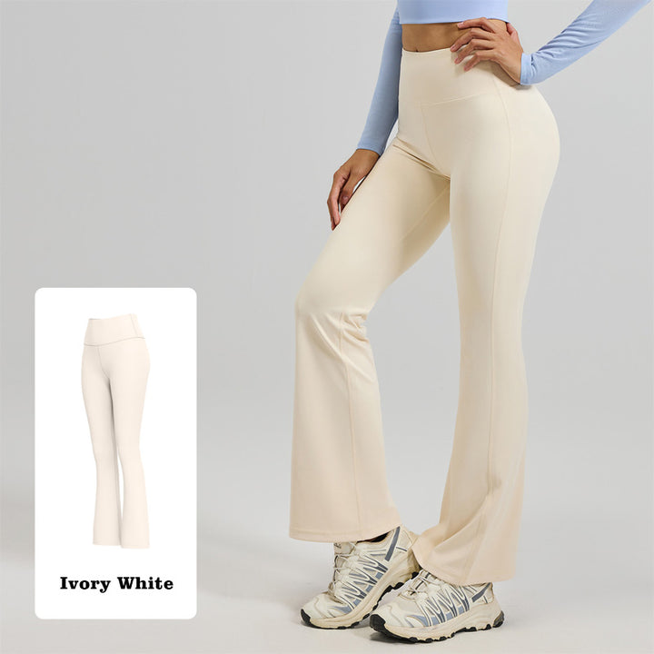 High-Waisted, Hip-Lifting, Slightly Flared Yoga Pants