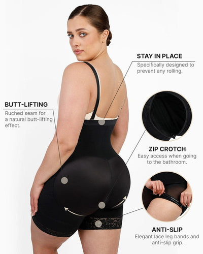 Postpartum Side Zipper Support Shorts