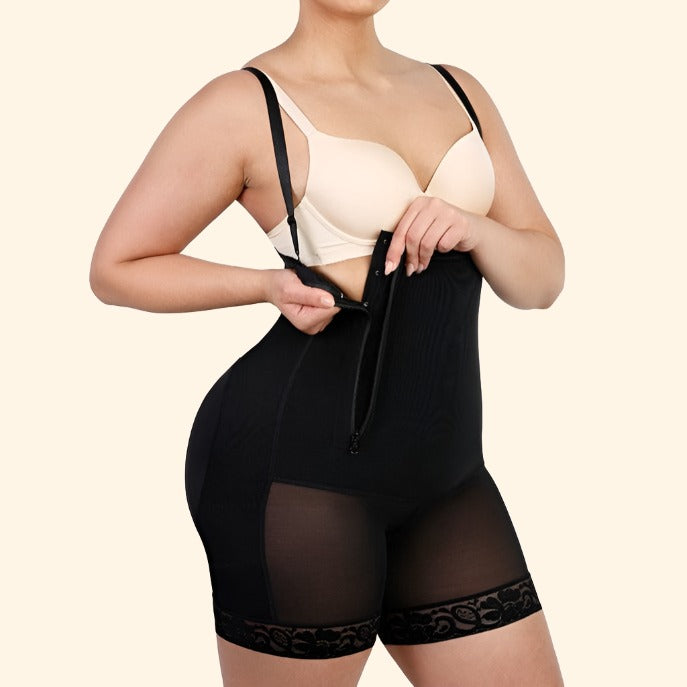 Postpartum Side Zipper Support Shorts