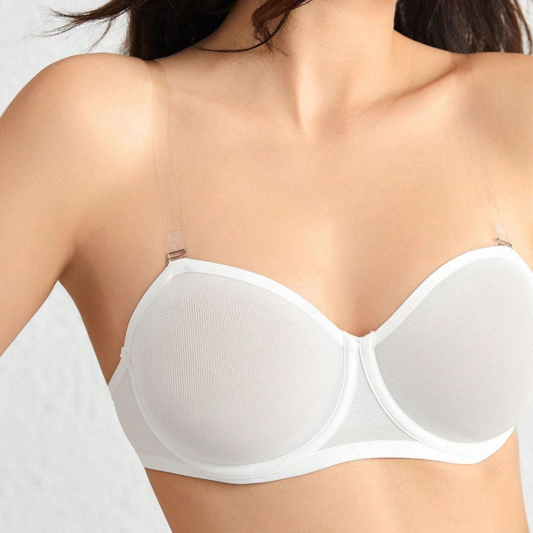 Women's thin mesh bra