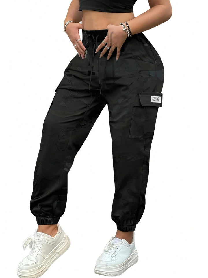 Women's Fashionable Trousers with Large Pockets