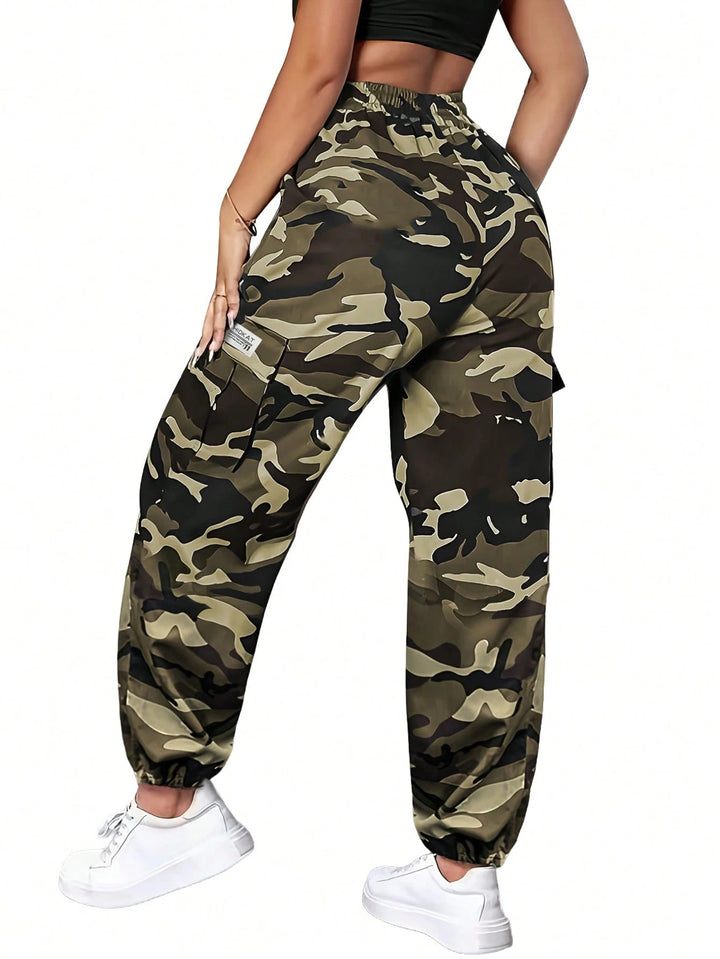Women's Fashionable Trousers with Large Pockets