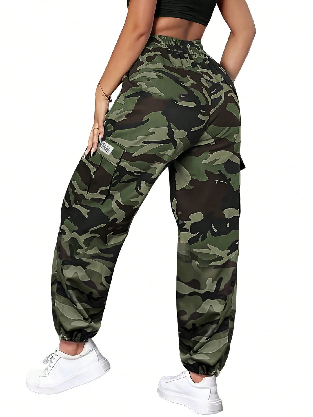 Women's Fashionable Trousers with Large Pockets