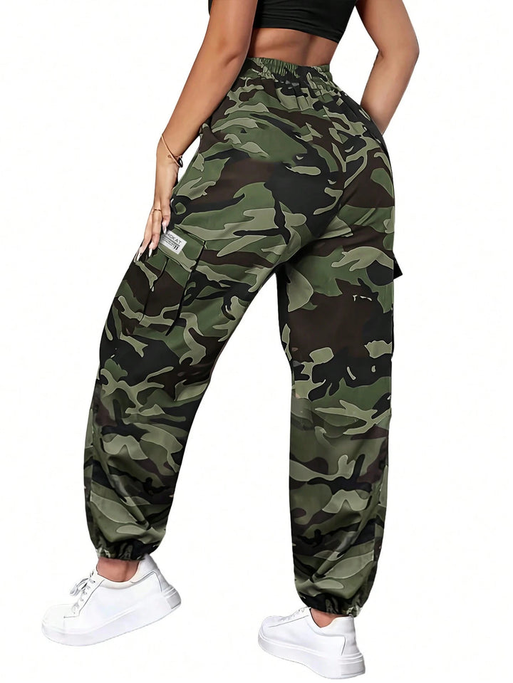 Women's Fashionable Trousers with Large Pockets