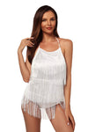 Backless Fringe Jumpsuit
