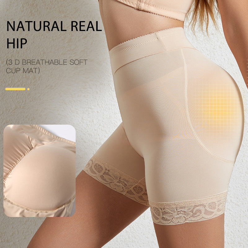 Breathable high-waisted hip-lifting shorts