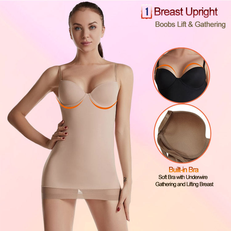 Shapewear and slimming base dress