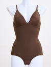Deep V Neck Thong Bodysuit