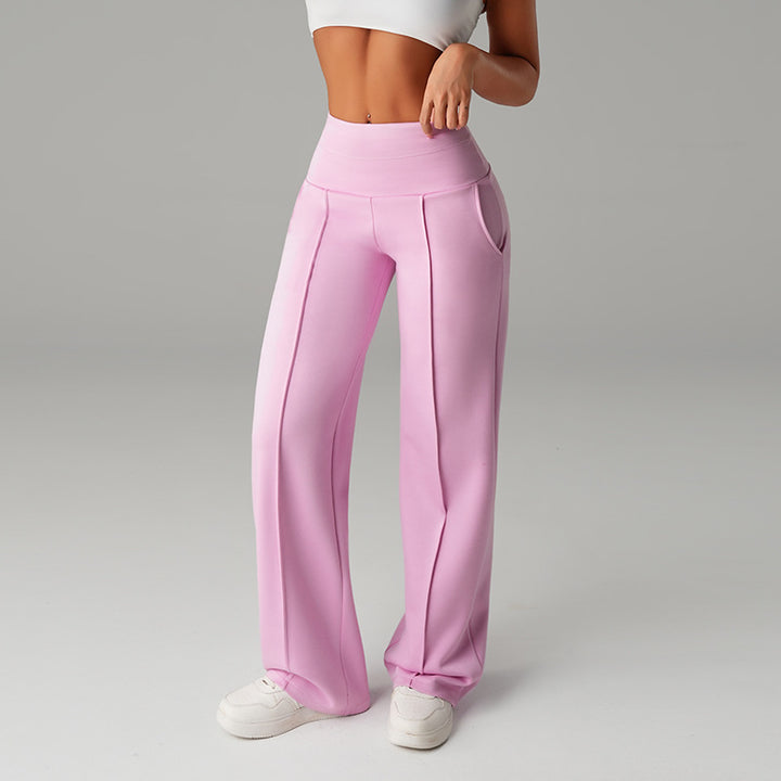 Outdoor high-waisted loose-fitting trousers