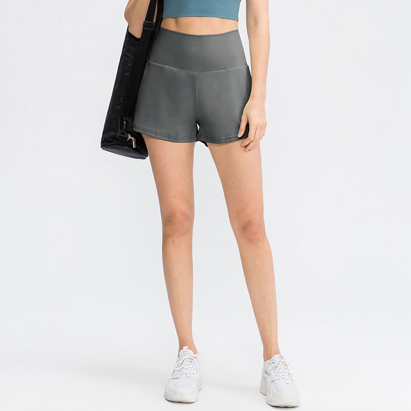 Quick-drying pocket yoga shorts