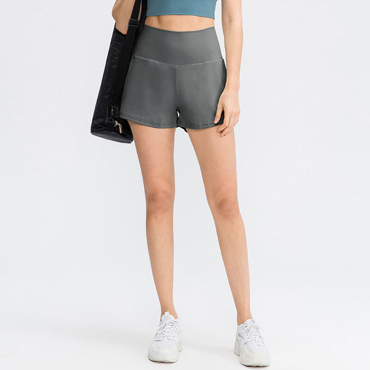 Quick-drying pocket yoga shorts