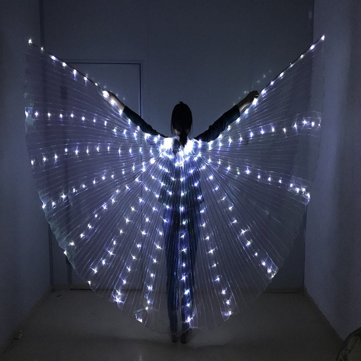 LED Illuminated Colorful Butterfly Wings