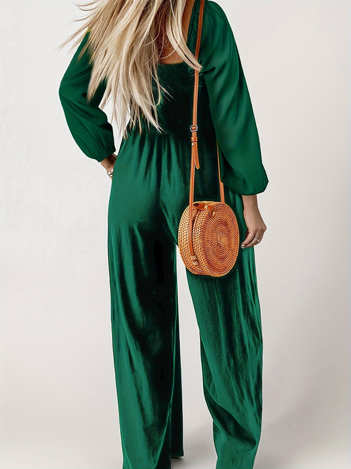 New Simple Solid Color Jumpsuit