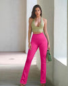 Flared Bottoms Seamless Stretch High Waist Yoga Pants