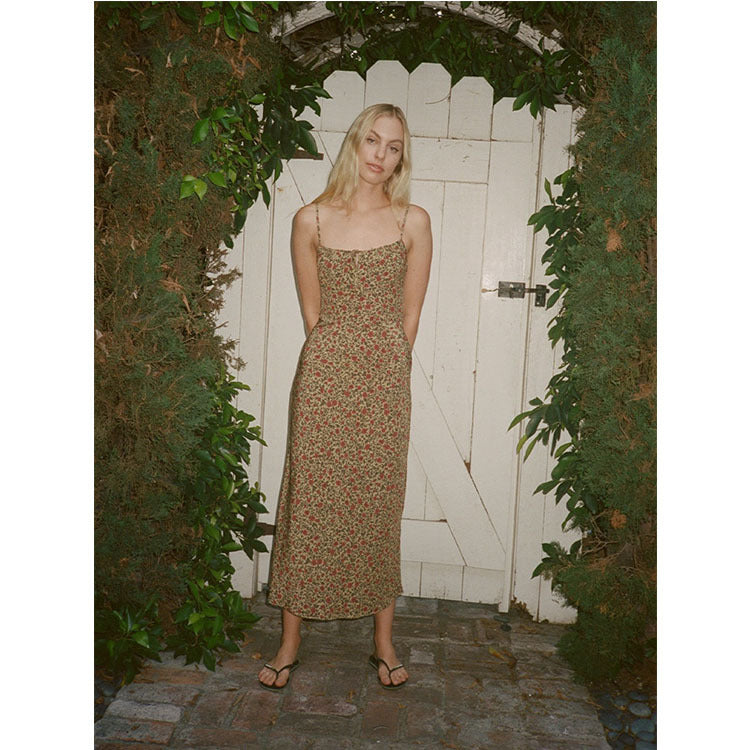 Floral beach sundress