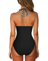 Deep V Cutout Swimsuit