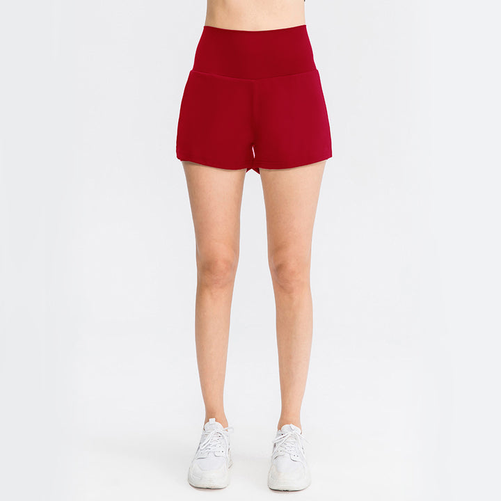 Quick-drying pocket yoga shorts