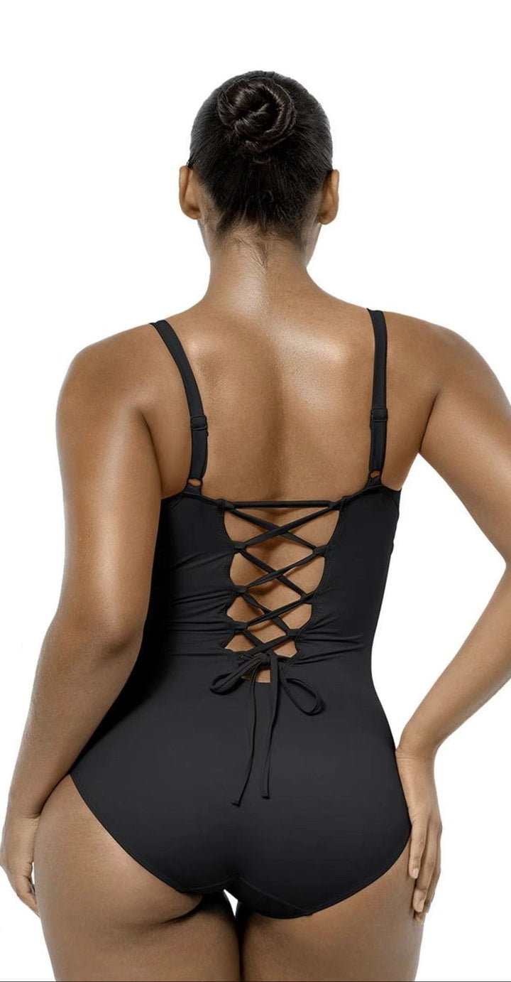 Shapewear with drawstring back