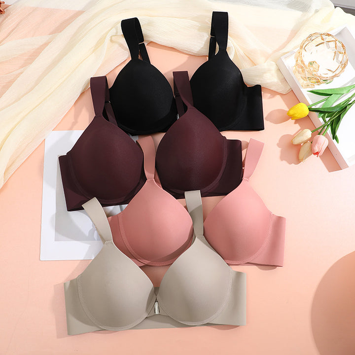 Front-clasp push-up bra