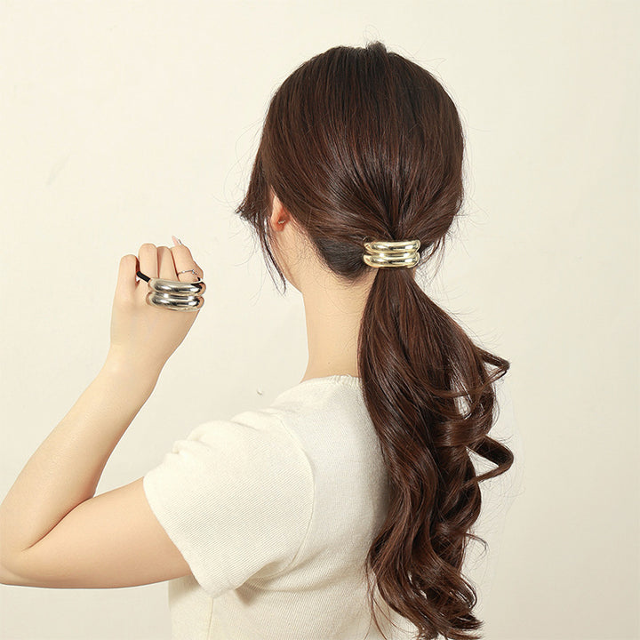 High-End Alloy Hair Tie - Make Your Old Shirt More Stylish