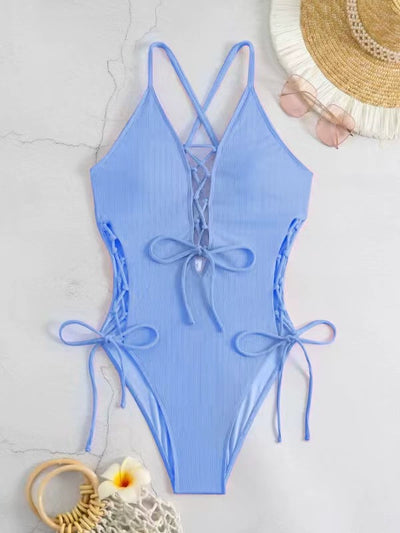 Cross Strap Swimsuit Bikini