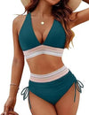 Tight Backless Deep V Bikini Swimsuit