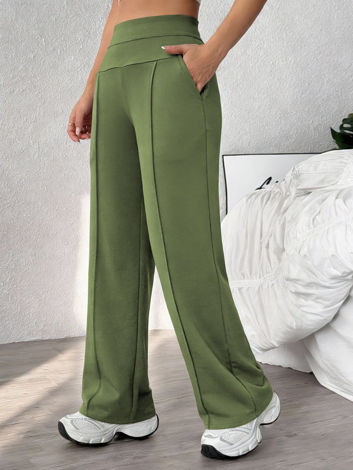 Outdoor high-waisted loose-fitting trousers