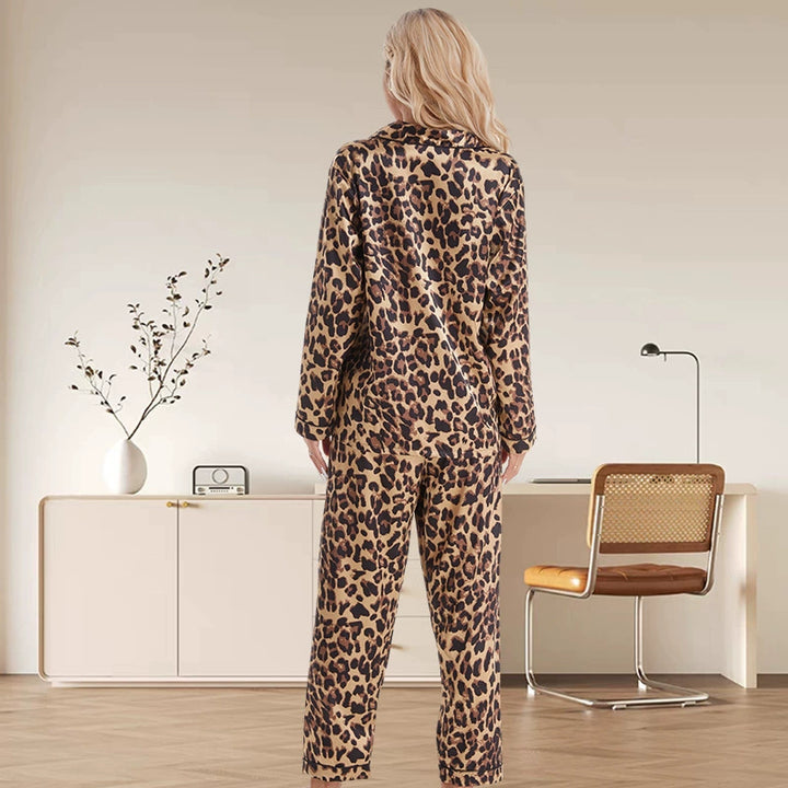Leopard Home Printed Pajama Set