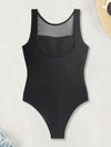Bikini Mesh One-piece Swimsuit