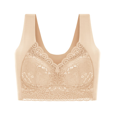 Seamless thin sports bra