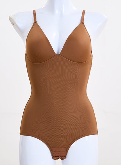 Deep V Neck Thong Bodysuit
