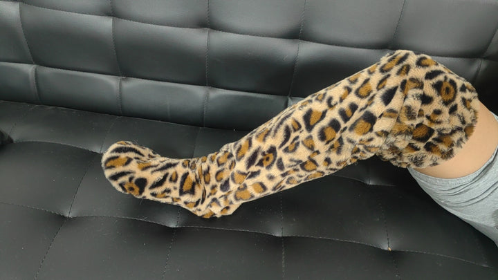 Warm knee socks