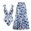Printed One-piece Swimsuit Bikini