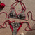 Leopard Print Colorblocked Separate Swimsuit
