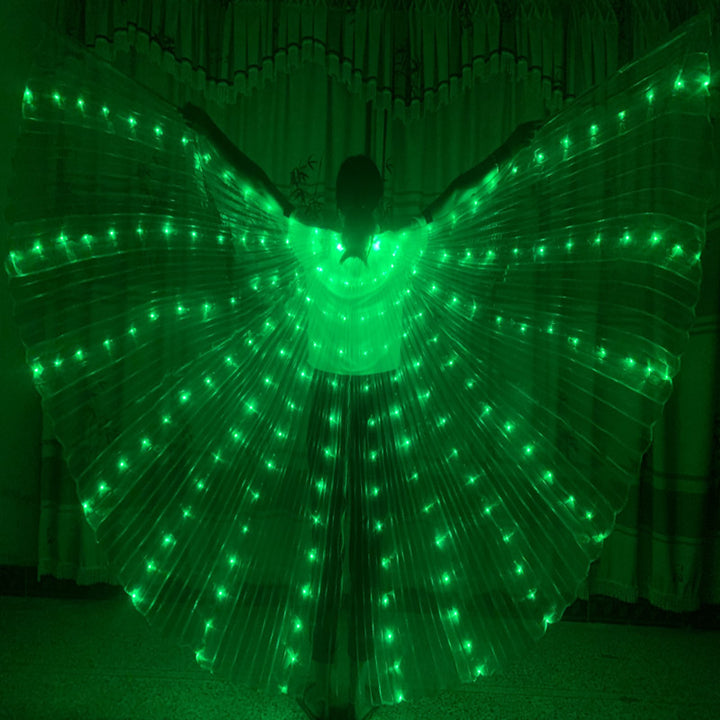 LED Illuminated Colorful Butterfly Wings